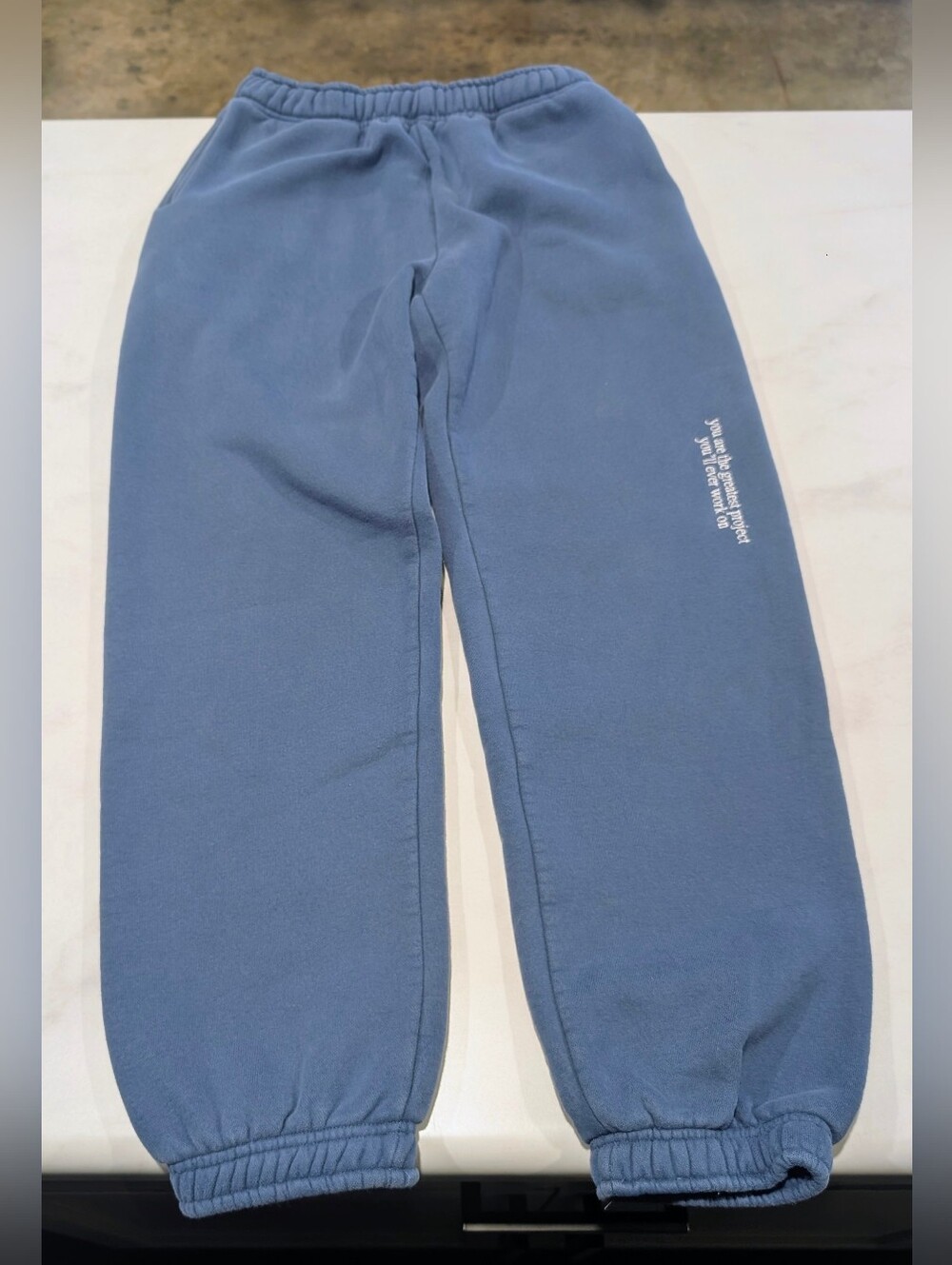 Women's Happy Camp3r Blue Fleece Sweatpants - Cozy Everyday Bottoms